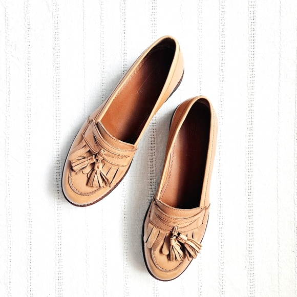 ASOS Shoes - Asos Shoes Leather Fringe Tassel Loafers Size 8